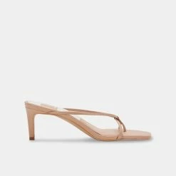 Recurate KAYDEN HEELS CAFE LEATHER - Re:vita