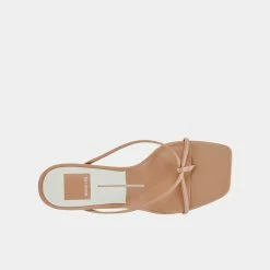 Recurate KAYDEN HEELS CAFE LEATHER - Re:vita