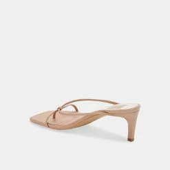 Recurate KAYDEN HEELS CAFE LEATHER - Re:vita