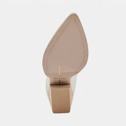 DOLCEVITA LARS MULES IVORY NUBUCK MULES & CLOGS