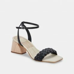DOLCEVITA SANDALS MAREN HEELS BLACK STELLA