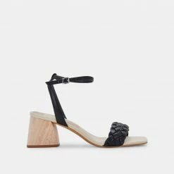 DOLCEVITA SANDALS MAREN HEELS BLACK STELLA