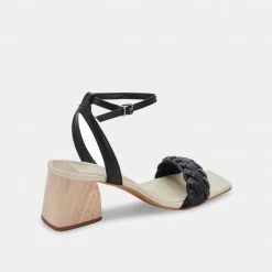 DOLCEVITA SANDALS MAREN HEELS BLACK STELLA