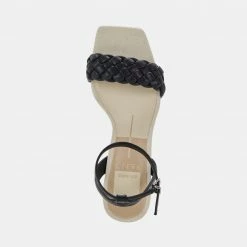 DOLCEVITA SANDALS MAREN HEELS BLACK STELLA