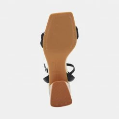 DOLCEVITA SANDALS MAREN HEELS BLACK STELLA