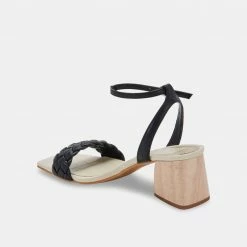 DOLCEVITA SANDALS MAREN HEELS BLACK STELLA