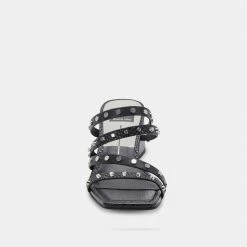 DOLCEVITA SANDALS MARIE HEELS BLACK STELLA