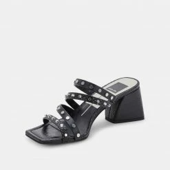 DOLCEVITA SANDALS MARIE HEELS BLACK STELLA