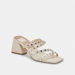 DOLCEVITA MARIE HEELS CREAM STELLA SANDALS