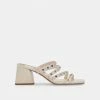 DOLCEVITA MARIE HEELS CREAM STELLA SANDALS
