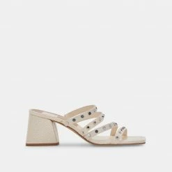 DOLCEVITA MARIE HEELS CREAM STELLA SANDALS