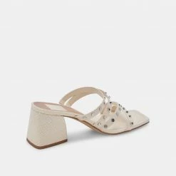 DOLCEVITA MARIE HEELS CREAM STELLA SANDALS