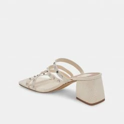 DOLCEVITA MARIE HEELS CREAM STELLA SANDALS