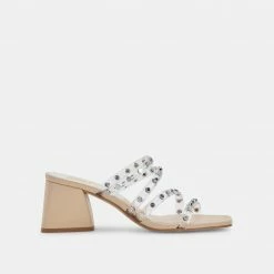 DOLCEVITA SANDALS MARIE HEELS CRYSTAL VINYL