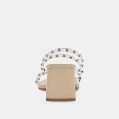 DOLCEVITA SANDALS MARIE HEELS CRYSTAL VINYL