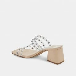 DOLCEVITA SANDALS MARIE HEELS CRYSTAL VINYL
