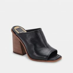 DOLCEVITA MAVISE HEELS BLACK LEATHER