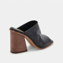 DOLCEVITA MAVISE HEELS BLACK LEATHER
