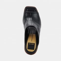 DOLCEVITA MAVISE HEELS BLACK LEATHER