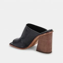 DOLCEVITA MAVISE HEELS BLACK LEATHER