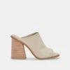 DOLCEVITA MAVISE HEELS SAND LEATHER