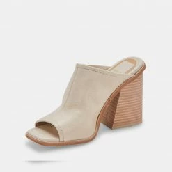 DOLCEVITA MAVISE HEELS SAND LEATHER