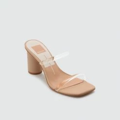 DOLCEVITA NOLES WIDE HEELS NUDE CRYSTAL WIDE SIZING
