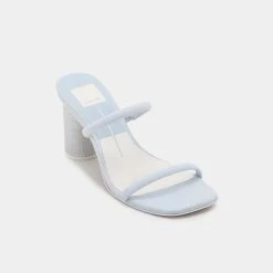 DOLCEVITA NOLES HEELS LIGHT BLUE SANDALS