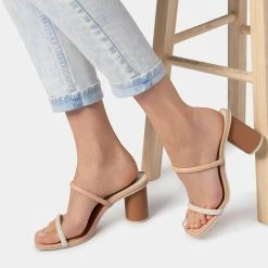 DOLCEVITA NOLES HEELS NATURAL WHITE