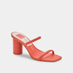 DOLCEVITA NOLES HEELS PERSIMMON STELLA SANDALS