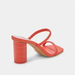 DOLCEVITA NOLES HEELS PERSIMMON STELLA SANDALS