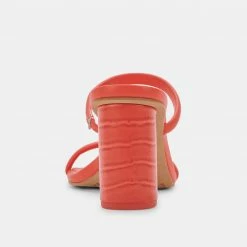 DOLCEVITA NOLES HEELS PERSIMMON STELLA SANDALS
