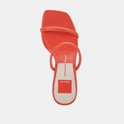 DOLCEVITA NOLES HEELS PERSIMMON STELLA SANDALS