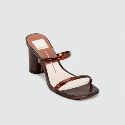 DOLCEVITA NOLES WIDE HEELS TORTOISE