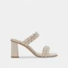 DOLCEVITA PAILY PEARLS HEELS VANILLA PEARLS