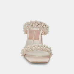 DOLCEVITA PAILY PEARLS HEELS VANILLA PEARLS