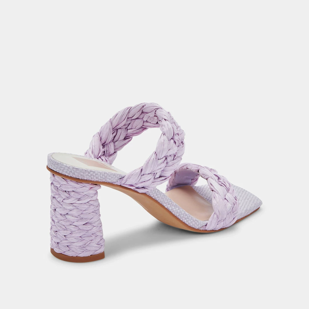 DOLCEVITA PAILY RAFFIA WIDES LILAC RAFFIA SALE