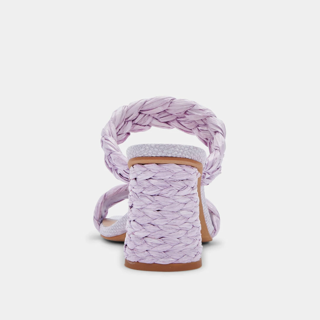 DOLCEVITA PAILY RAFFIA WIDES LILAC RAFFIA SALE