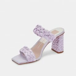 DOLCEVITA PAILY RAFFIA WIDES LILAC RAFFIA SALE