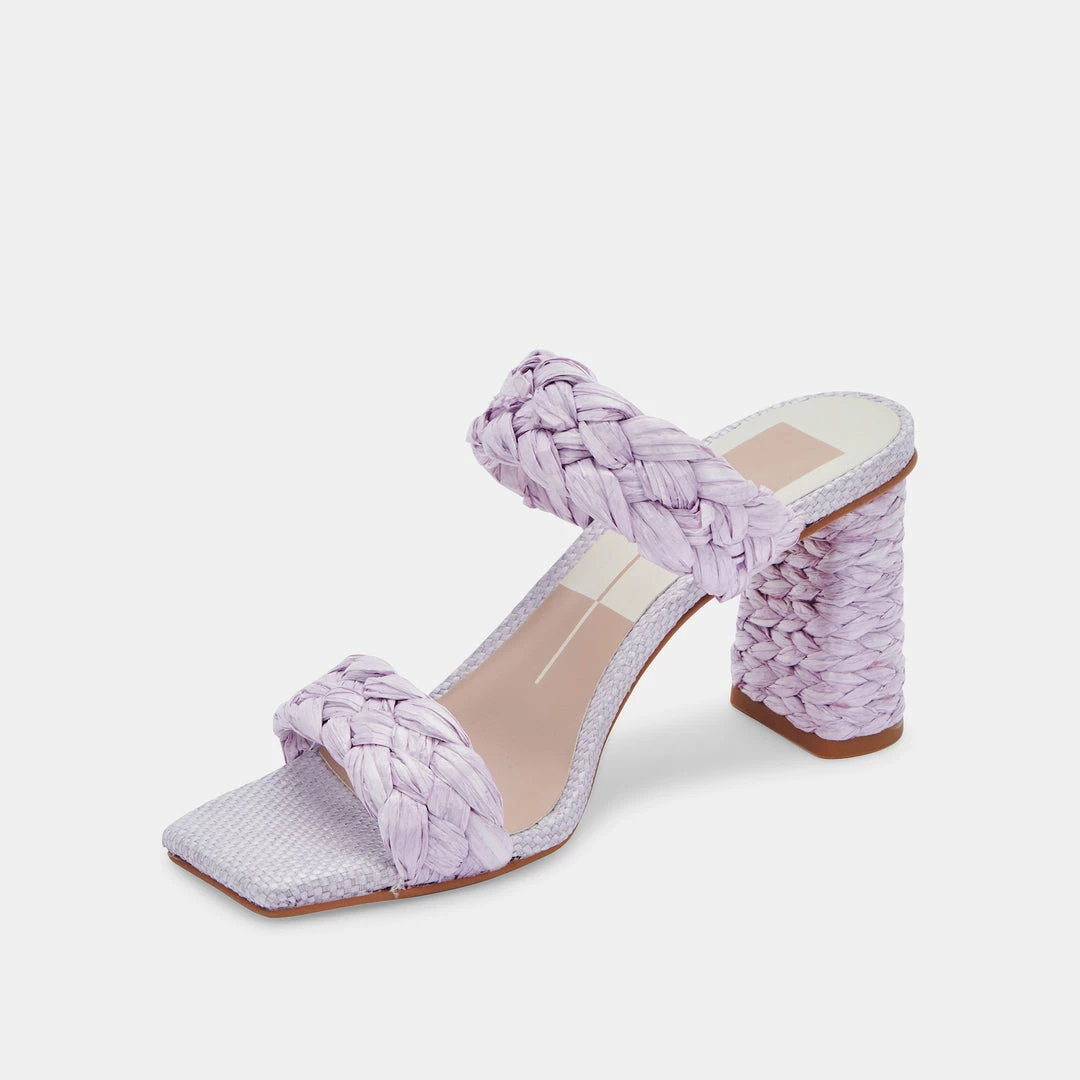 DOLCEVITA PAILY RAFFIA WIDES LILAC RAFFIA SALE