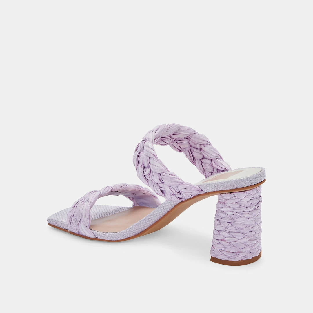 DOLCEVITA PAILY RAFFIA WIDES LILAC RAFFIA SALE