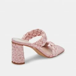 DOLCEVITA PAILY RAFFIA WIDES PINK RAFFIA SALE