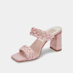 DOLCEVITA PAILY RAFFIA WIDES PINK RAFFIA SALE