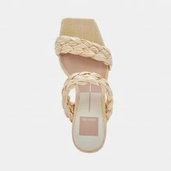 DOLCEVITA PAILY RAFFIA WIDES VANILLA RAFFIA