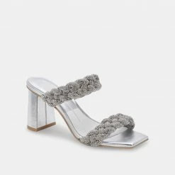 DOLCEVITA PAILY RHINESTONES CRYSTAL RHINESTONE SANDALS