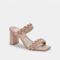 DOLCEVITA PAILY HEELS BEIGE PATENT STELLA