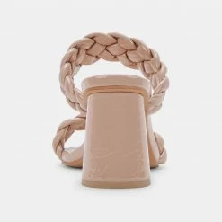 DOLCEVITA PAILY HEELS BEIGE PATENT STELLA