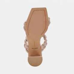 DOLCEVITA PAILY HEELS BEIGE PATENT STELLA