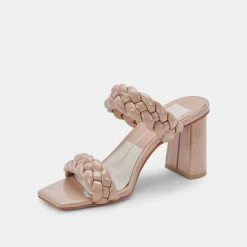 DOLCEVITA PAILY HEELS BEIGE PATENT STELLA
