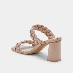 DOLCEVITA PAILY HEELS BEIGE PATENT STELLA